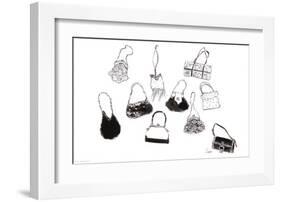 Ten Handbags-Tina-Framed Art Print