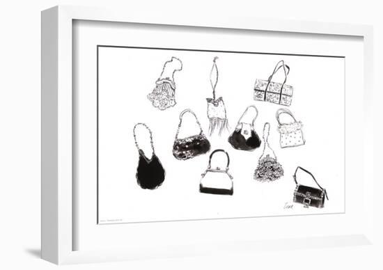 Ten Handbags-Tina-Framed Art Print