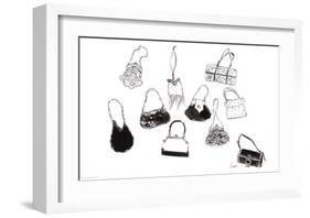 Ten Handbags-Tina-Framed Art Print