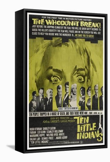 Ten Little Indians, (aka Agatha Christie's Ten Little Indians), 1965-null-Framed Stretched Canvas