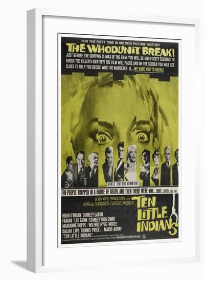 Ten Little Indians, (aka Agatha Christie's Ten Little Indians), 1965-null-Framed Art Print