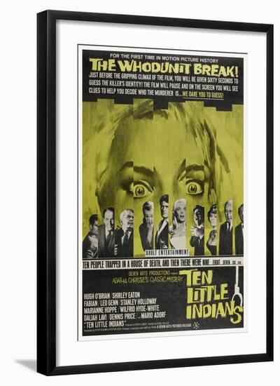 Ten Little Indians, (aka Agatha Christie's Ten Little Indians), 1965-null-Framed Art Print