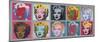 Ten Marilyns, 1967-Andy Warhol-Mounted Art Print