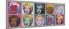 Ten Marilyns, 1967-Andy Warhol-Mounted Art Print
