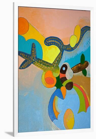 Ten Minutes after His Final Take-Off, Ikarus Gets Attacked by a Bird of Paradise, 2010-Jan Groneberg-Framed Giclee Print