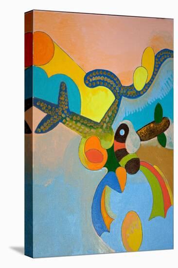 Ten Minutes after His Final Take-Off, Ikarus Gets Attacked by a Bird of Paradise, 2010-Jan Groneberg-Stretched Canvas