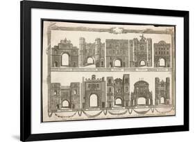 Ten of the City Gates Before Demolition: Bishopshate-J.g. Wooding-Framed Premium Giclee Print