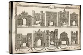 Ten of the City Gates Before Demolition: Bishopshate-J.g. Wooding-Stretched Canvas