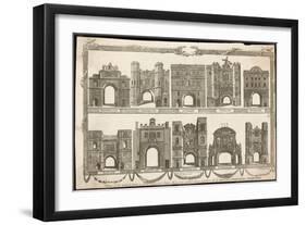 Ten of the City Gates Before Demolition: Bishopshate-J.g. Wooding-Framed Art Print