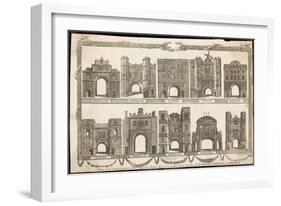 Ten of the City Gates Before Demolition: Bishopshate-J.g. Wooding-Framed Art Print