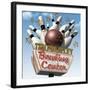 Ten Pin Alley Bowling Center-Anthony Ross-Framed Art Print