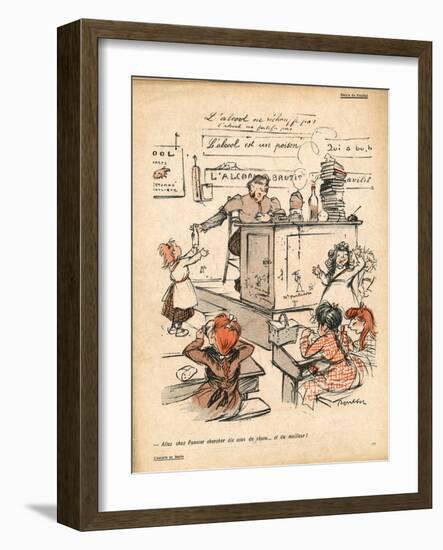 Ten Sous of Rum Please-null-Framed Art Print