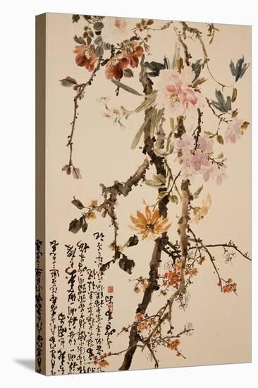 Ten Spring Flowers-Gao Qifeng-Stretched Canvas