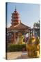 Ten Thousand Buddhas Monastery, Shatin, New Territories, Hong Kong, China, Asia-Ian Trower-Stretched Canvas
