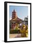 Ten Thousand Buddhas Monastery, Shatin, New Territories, Hong Kong, China, Asia-Ian Trower-Framed Photographic Print