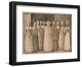 Ten Women of Stralsund-Melchior Lorck-Framed Premium Giclee Print