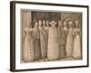 Ten Women of Stralsund-Melchior Lorck-Framed Giclee Print