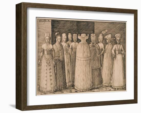 Ten Women of Stralsund-Melchior Lorck-Framed Giclee Print