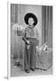 Ten-Year-Old Boy Poses in a Cowboy Outfit, Ca. 1951-null-Framed Photographic Print