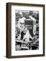 Ten Year Old Boy Rides on a Parade Float Promoting Milk in Wisconsin, Ca. 1956-null-Framed Photographic Print