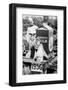 Ten Year Old Boy Rides on a Parade Float Promoting Milk in Wisconsin, Ca. 1956-null-Framed Photographic Print