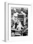 Ten Year Old Boy Rides on a Parade Float Promoting Milk in Wisconsin, Ca. 1956-null-Framed Photographic Print