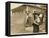 Ten Year Old Charlie Foster-Lewis Wickes Hine-Framed Stretched Canvas