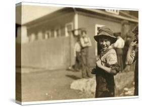 Ten Year Old Charlie Foster-Lewis Wickes Hine-Stretched Canvas