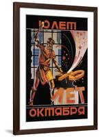 Ten Years of October Revolution-null-Framed Art Print