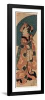 Tenaraicho O Motsu Musume-Utagawa Kunisada-Framed Giclee Print