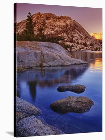 Tenaya Lake at Sunset in Yosemite National Park-Melissa Southern-Stretched Canvas