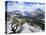 Tenaya Lake from Olstead Point on Tioga Pass, Yosemite National Park, California, USA-David Kjaer-Stretched Canvas