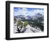 Tenaya Lake from Olstead Point on Tioga Pass, Yosemite National Park, California, USA-David Kjaer-Framed Premium Photographic Print