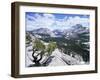 Tenaya Lake from Olstead Point on Tioga Pass, Yosemite National Park, California, USA-David Kjaer-Framed Photographic Print