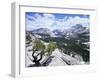 Tenaya Lake from Olstead Point on Tioga Pass, Yosemite National Park, California, USA-David Kjaer-Framed Photographic Print