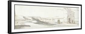 Tenby, 1678 (Pen & Ink and Wash on Paper)-Francis Place-Framed Giclee Print