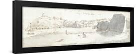 Tenby, 1678 (Pen & Ink and Wash on Paper)-Francis Place-Framed Giclee Print