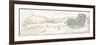 Tenby, 1678 (Pen & Ink and Wash on Paper)-Francis Place-Framed Giclee Print
