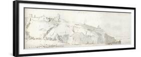 Tenby, 1678 (Pen & Ink and Wash on Paper)-Francis Place-Framed Giclee Print