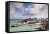 Tenby Harbour, Pembrokeshire, West Wales, Wales, United Kingdom, Europe-Billy Stock-Framed Stretched Canvas