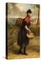 Tenby Prawn Seller, 1880 (Oil on Canvas)-William Powell Frith-Stretched Canvas