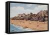 Tenby, the South Sands-Alfred Robert Quinton-Framed Stretched Canvas