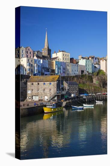 Tenby, West Wales, Pembrokeshire, Wales, United Kingdom-Billy Stock-Stretched Canvas