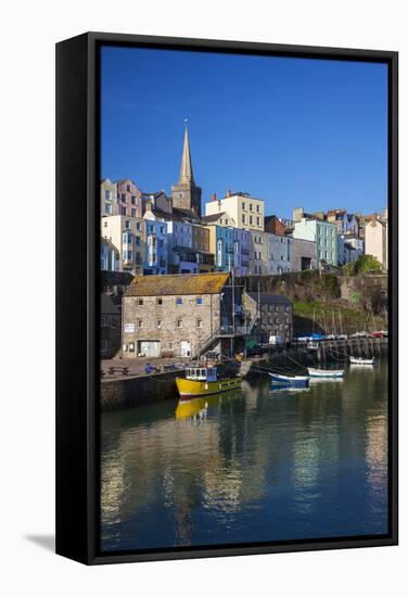 Tenby, West Wales, Pembrokeshire, Wales, United Kingdom-Billy Stock-Framed Stretched Canvas