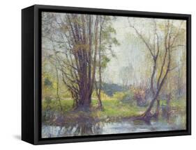 Tender Days-Robert William Vonnoh-Framed Stretched Canvas