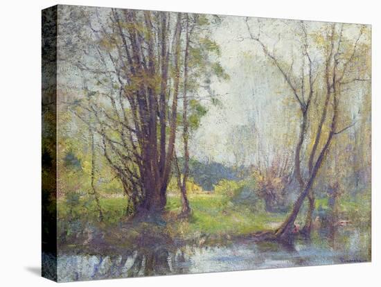 Tender Days-Robert William Vonnoh-Stretched Canvas