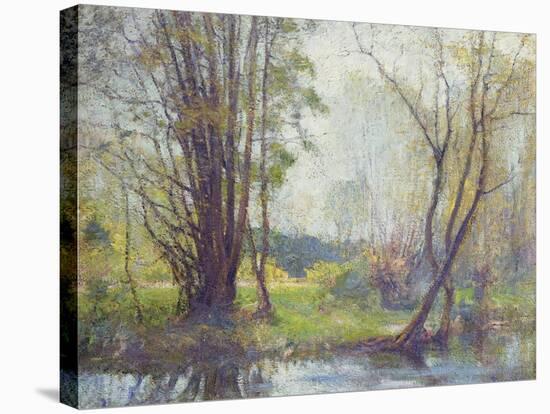 Tender Days-Robert William Vonnoh-Stretched Canvas