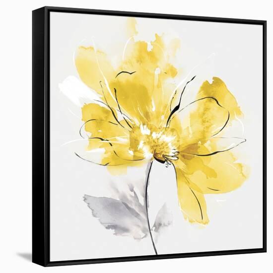 Tender Love I Yellow Version-Eva Watts-Framed Stretched Canvas