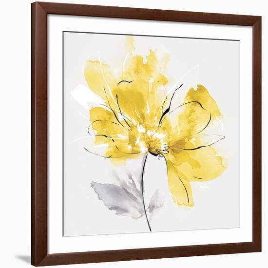 Tender Love I Yellow Version-Eva Watts-Framed Art Print