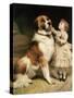 Tender Loving Care-Charles Burton Barber-Stretched Canvas